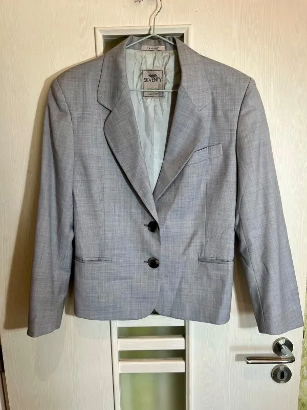 Sacou Seventy XL | Gri, Lână - Image 12
