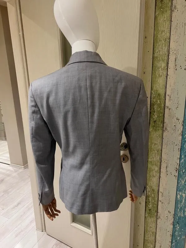 Sacou Seventy XL | Gri, Lână - Image 7