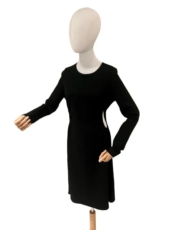 Rochie de seară NA-KD M | Negru, Midi, Cu decupaje