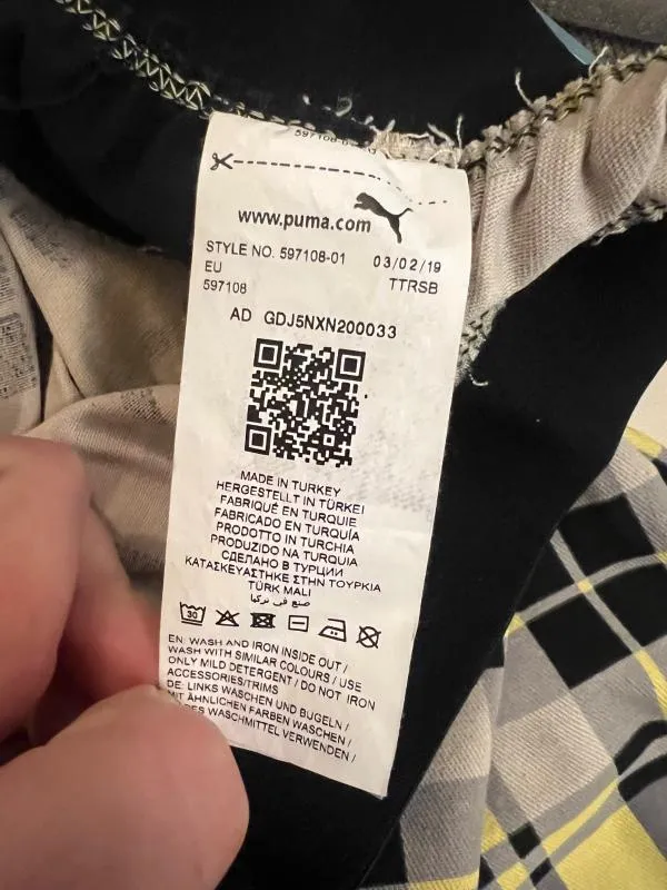 Fustă A-line Puma S | Galben, Mini, Lungă fit, Carouri - Image 11