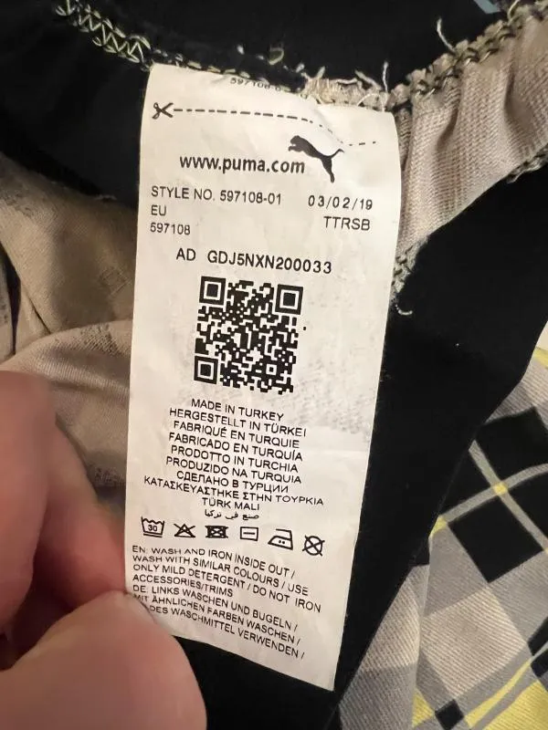 Fustă A-line Puma S | Galben, Mini, Lungă fit, Carouri - Image 10