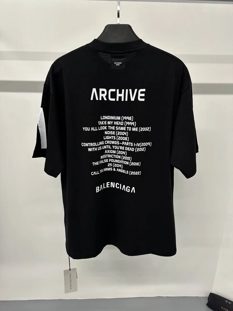 Tricou Balenciaga XL | Negru, Normal, Bumbac | Sassy Station