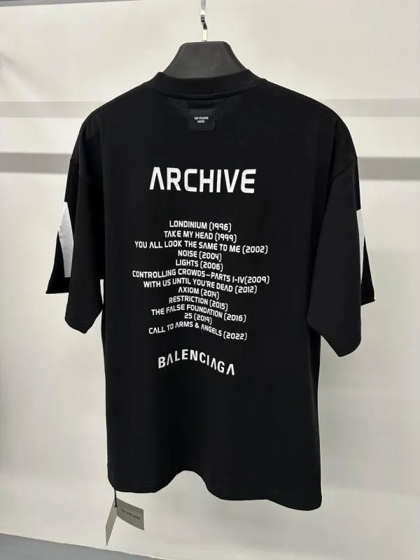 Tricou Balenciaga XL | Negru, Normal, Bumbac - Image 4