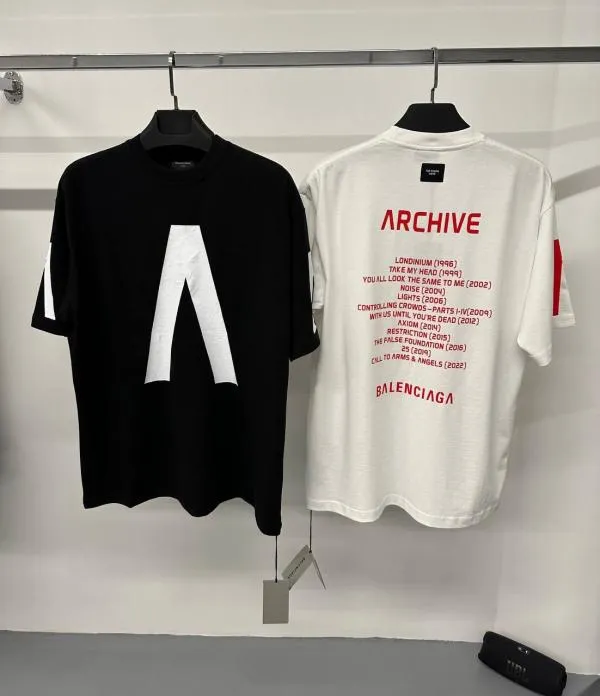 Tricou Balenciaga XL | Negru, Normal, Bumbac - Image 5