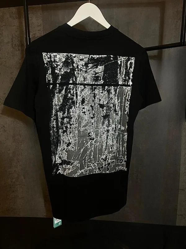 Tricou Off-White M | Negru, Normal, Bumbac - Image 2