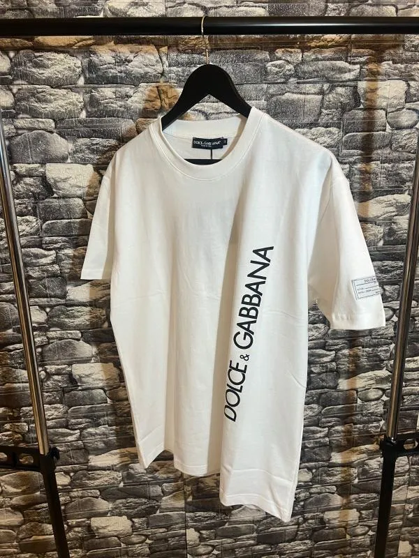 Tricou Dolce & Gabbana L | Alb, Normal, Bumbac - Image 2