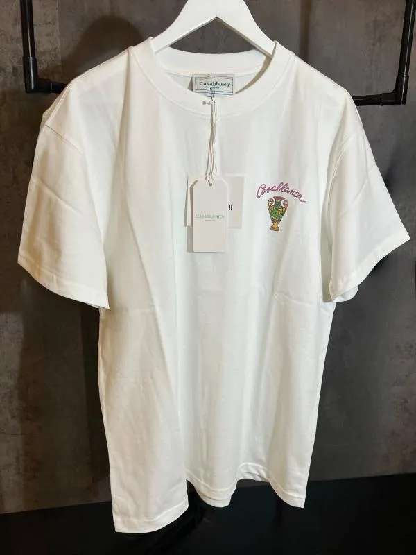 Tricou Casablanca L | Alb, Normal, Bumbac