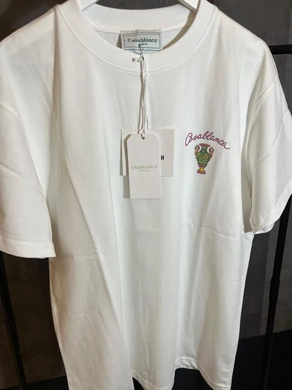 Tricou Casablanca L | Alb, Normal, Bumbac - Image 5