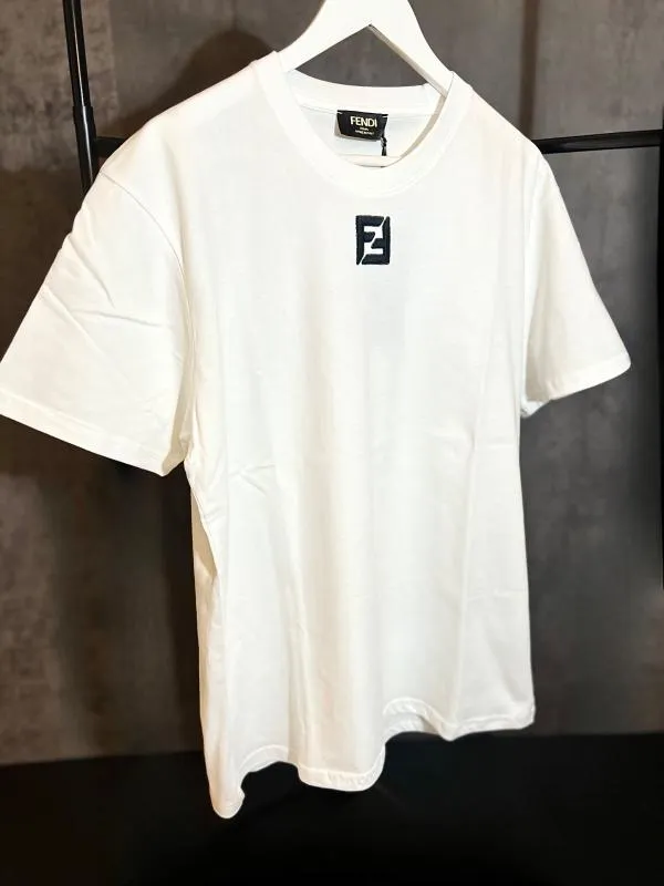 Tricou Fendi L | Alb, Normal, Bumbac - Image 2