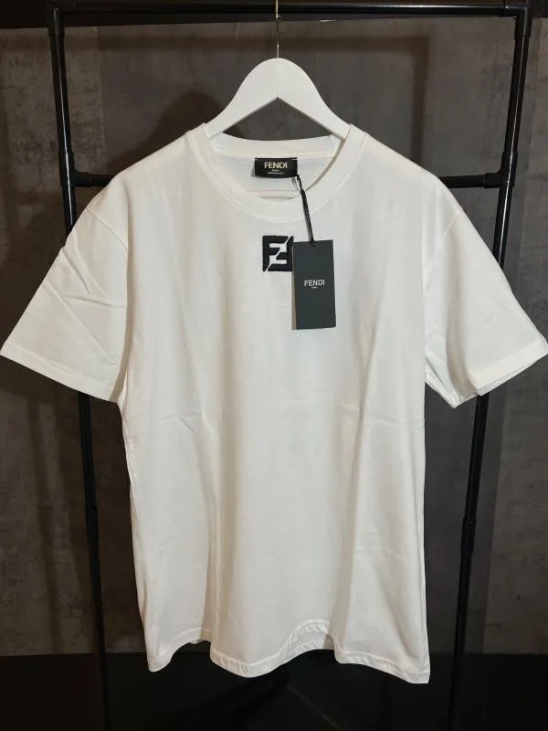 Tricou Fendi L | Alb, Normal, Bumbac - Image 3