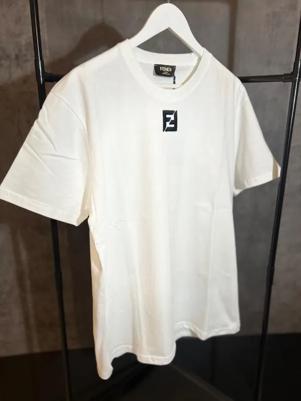 Tricou Fendi L | Alb, Normal, Bumbac - Image 4