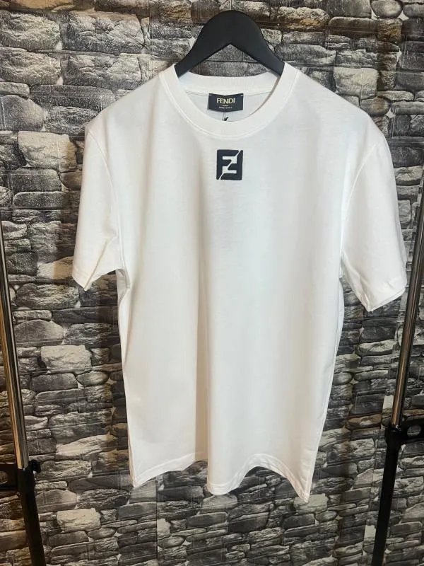 Tricou Fendi L | Alb, Normal, Bumbac - Image 5