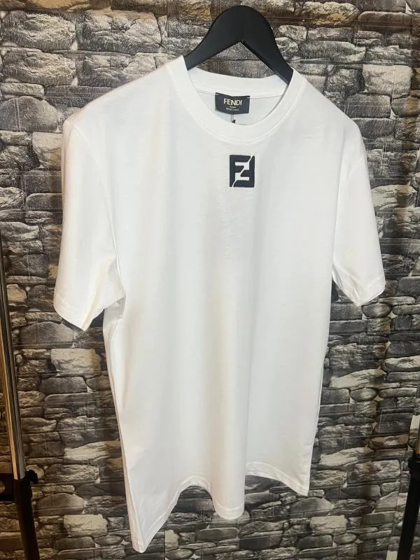Tricou Fendi L | Alb, Normal, Bumbac - Image 8