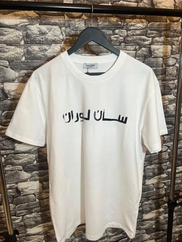 Tricou Saint Laurent S | Alb, Normal, Bumbac - Image 6