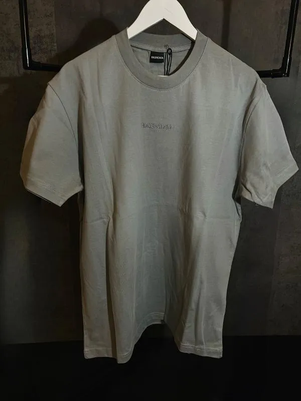 Tricou Balenciaga XL | Gri, Normal, Bumbac