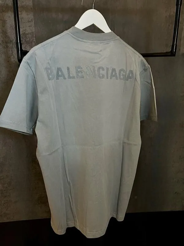 Tricou Balenciaga XL | Gri, Normal, Bumbac - Image 3