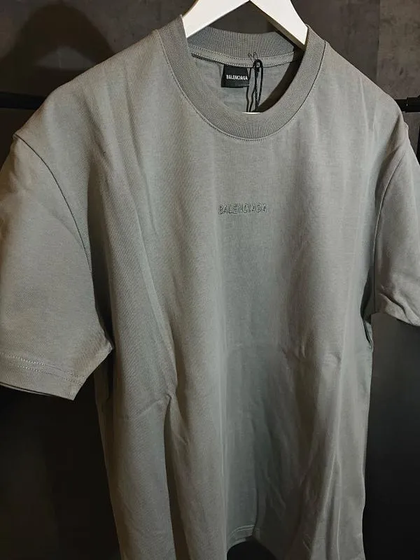 Tricou Balenciaga XL | Gri, Normal, Bumbac - Image 4