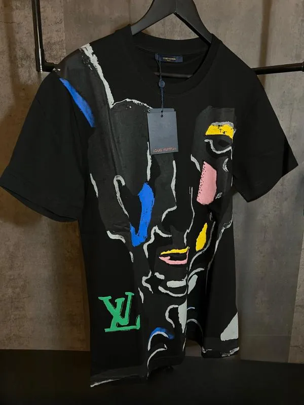 Tricou Louis Vuitton L | Negru, Normal, Bumbac - Image 2