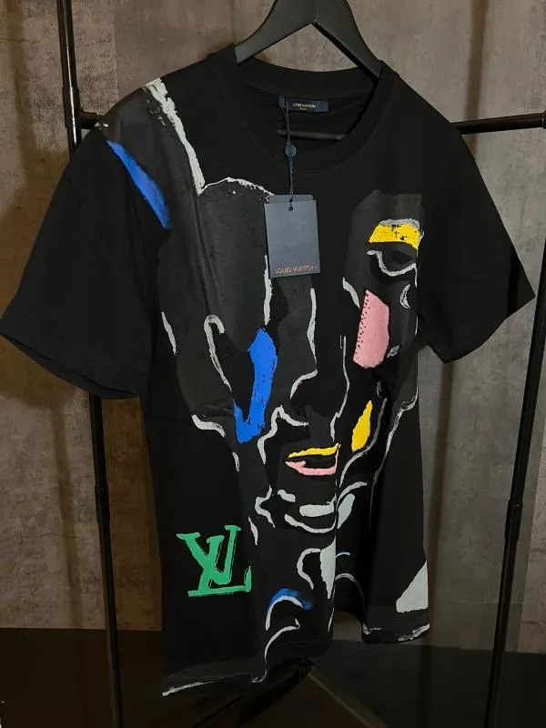 Tricou Louis Vuitton L | Negru, Normal, Bumbac - Image 5