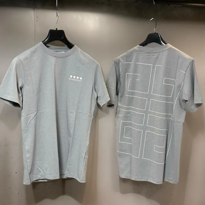 Tricou Givenchy L | Gri, Normal, Bumbac - Image 3
