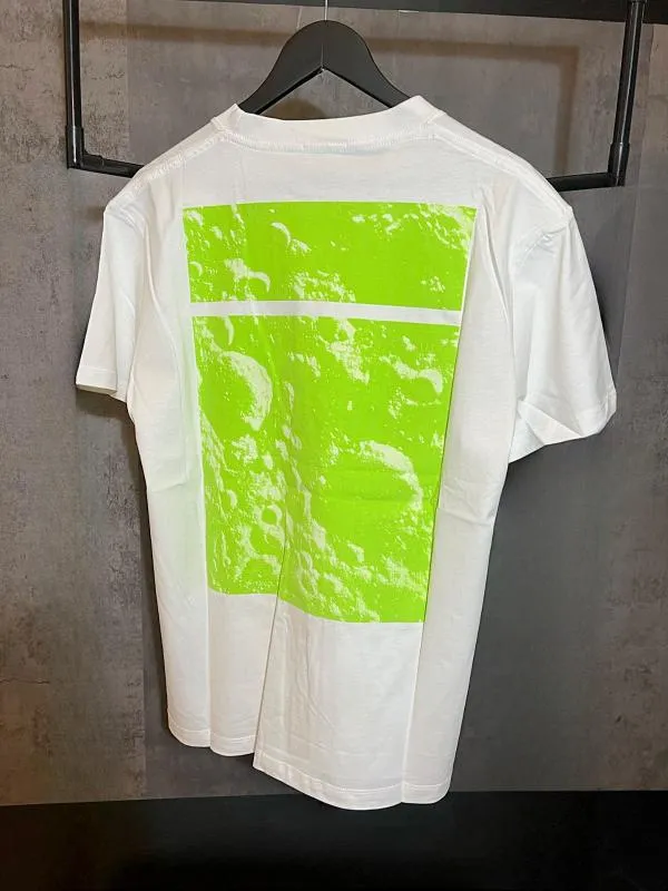 Tricou Off-White L | Alb, Normal, Bumbac