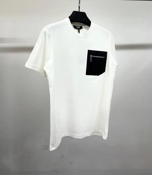Tricou Fendi L | Negru, Normal, Bumbac - Image 4