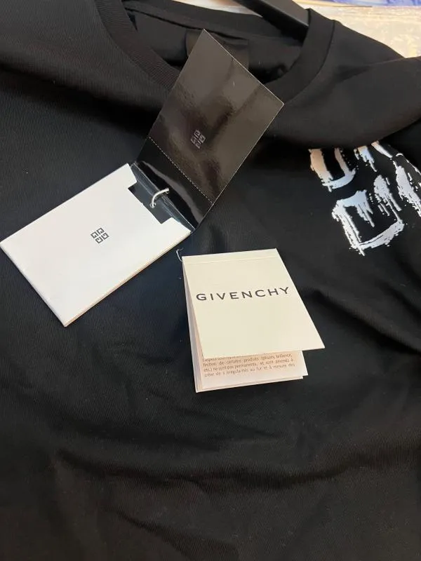 Tricou Givenchy XL | Negru, Normal, Bumbac - Image 4