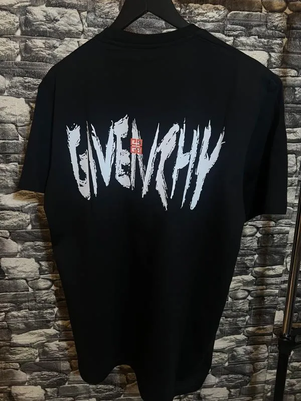 Tricou Givenchy XL | Negru, Normal, Bumbac - Image 5