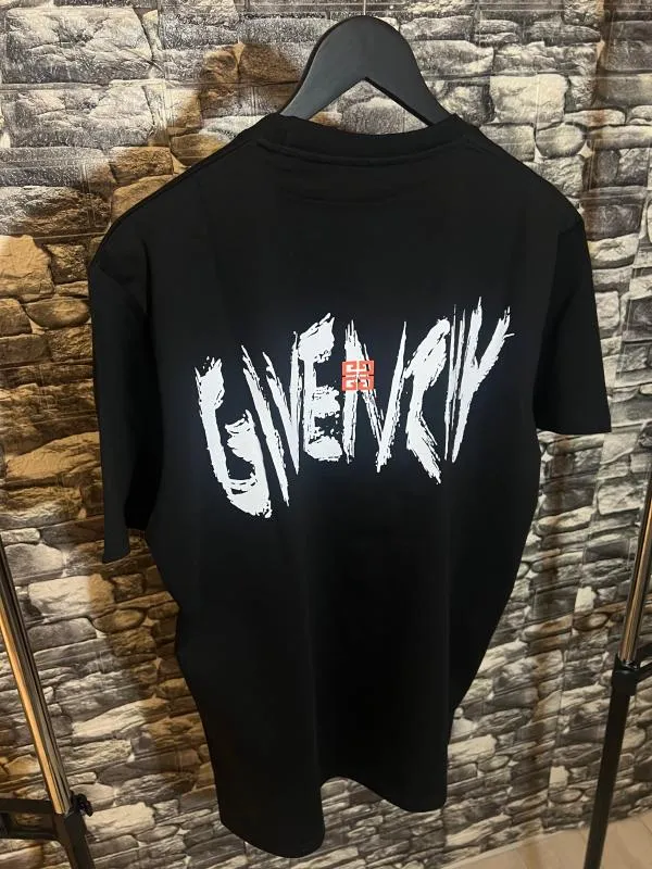 Tricou Givenchy XL | Negru, Normal, Bumbac - Image 8