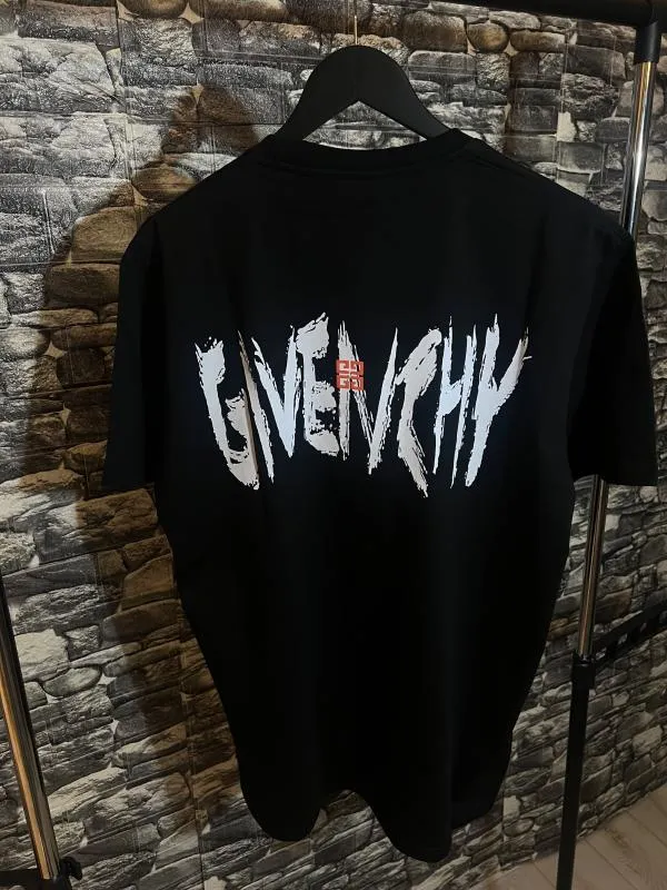 Tricou Givenchy XL | Negru, Normal, Bumbac - Image 9
