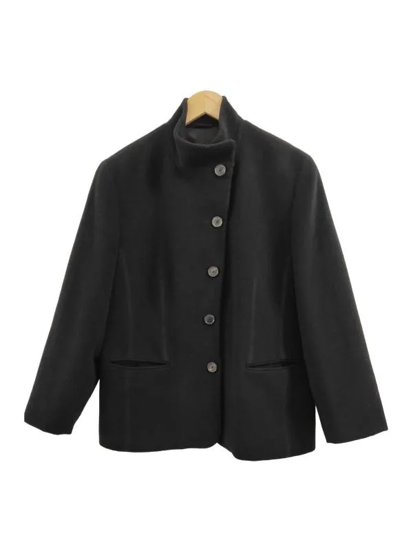 Blazer DinoModa EU 44 | Negru, Monocrom, Lână