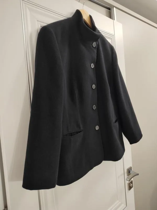Blazer DinoModa EU 44 | Negru, Monocrom, Lână - Image 3