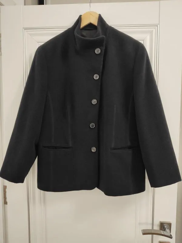 Blazer DinoModa EU 44 | Negru, Monocrom, Lână - Image 4