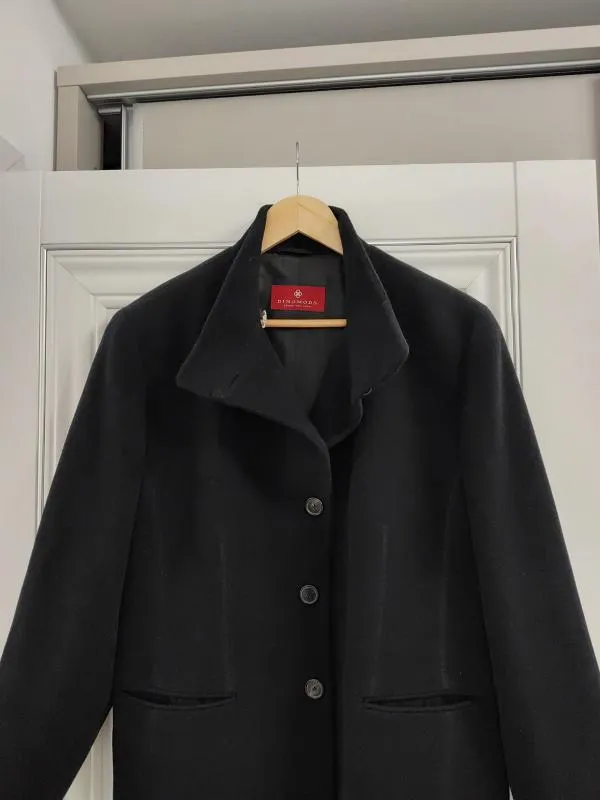 Blazer DinoModa EU 44 | Negru, Monocrom, Lână - Image 5