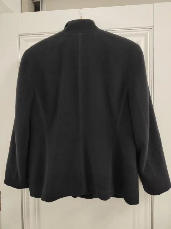 Blazer DinoModa EU 44 | Negru, Monocrom, Lână - Image 6