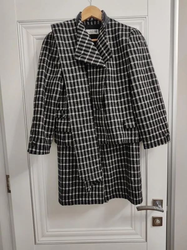 Costum cu sacou și fustă Jobis EU 36 | Negru, Lână - Image 2