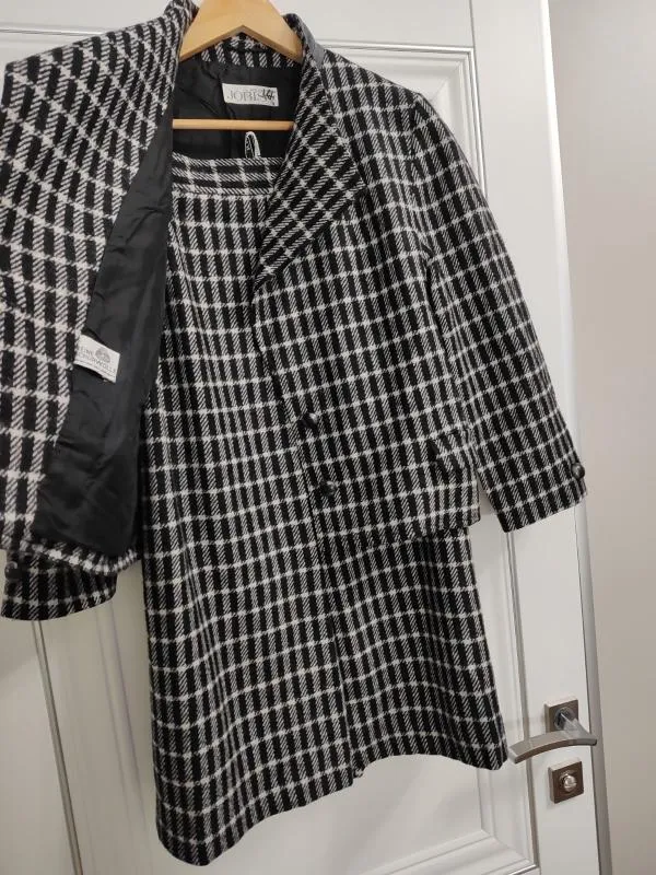 Costum cu sacou și fustă Jobis EU 36 | Negru, Lână - Image 3