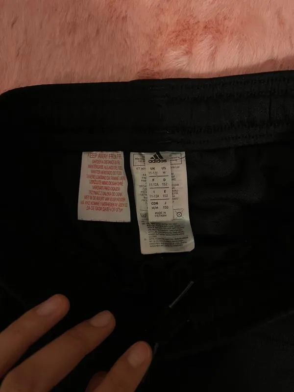Pantaloni sport adidas XXS | Negru - Image 3