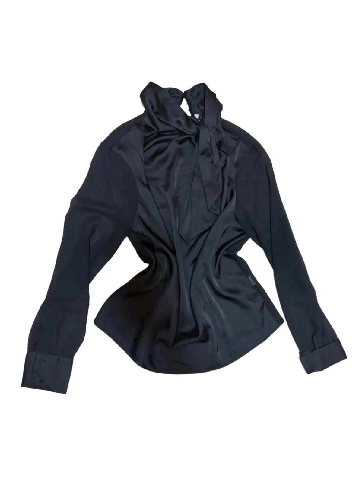 Cămașă Zara EU 38 | Negru, Normal, Mânecă lungă