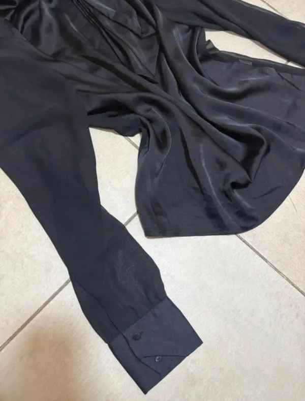 Cămașă Zara EU 38 | Negru, Normal, Mânecă lungă - Image 4