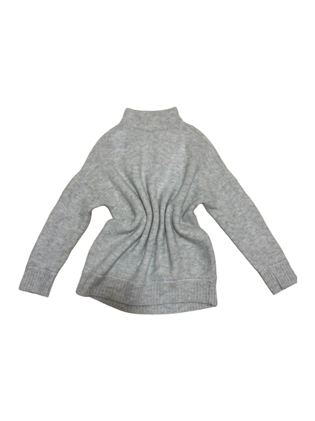 Pulover cu guler înalt H&M EU 34 | Gri, Normal, Regular fit, Monocrom
