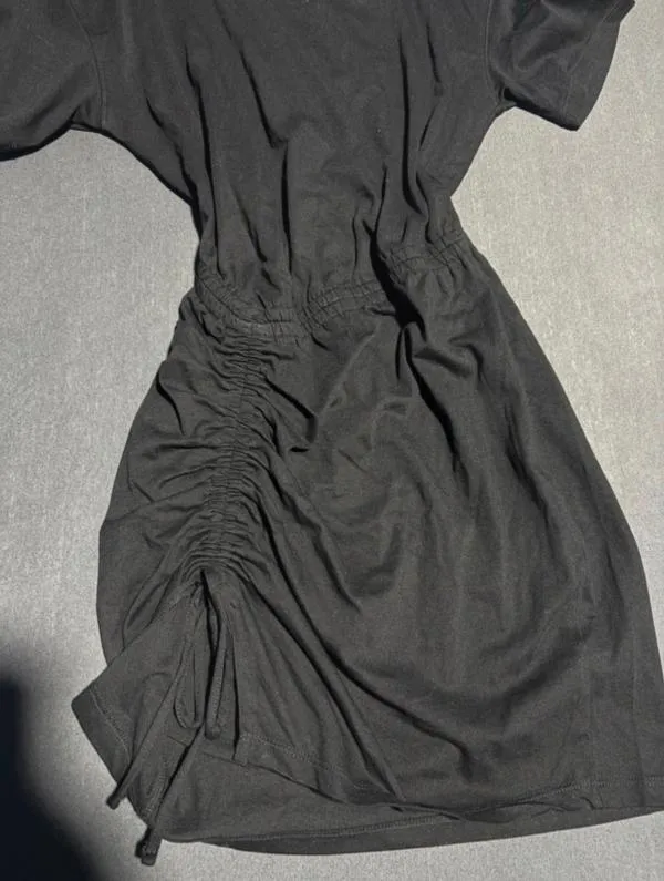 Rochie dreaptă Bershka XS | Negru, Mini, Mânecă scurtă - Image 8