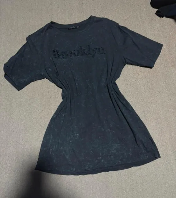 Tricou Stradivarius XS | Negru, Normal - Image 2