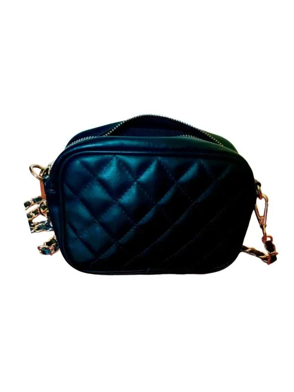 Geantă crossbody Designer local | Negru, Monocrom, Piele naturală