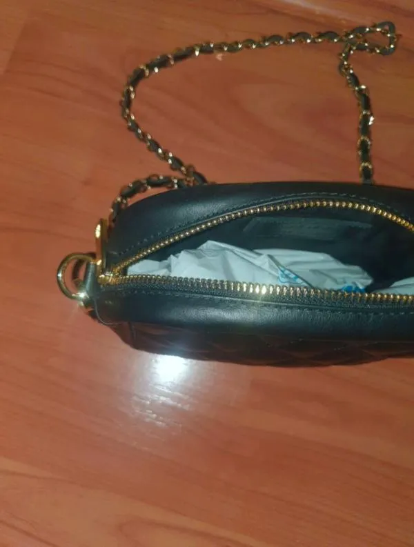 Geantă crossbody Designer local | Negru, Monocrom, Piele naturală - Image 3