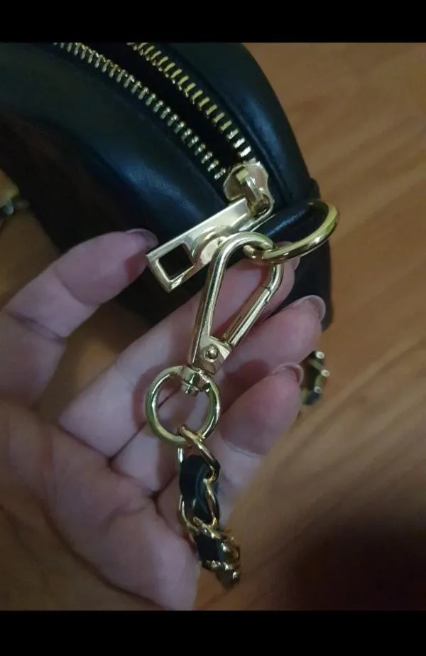 Geantă crossbody Designer local | Negru, Monocrom, Piele naturală - Image 6
