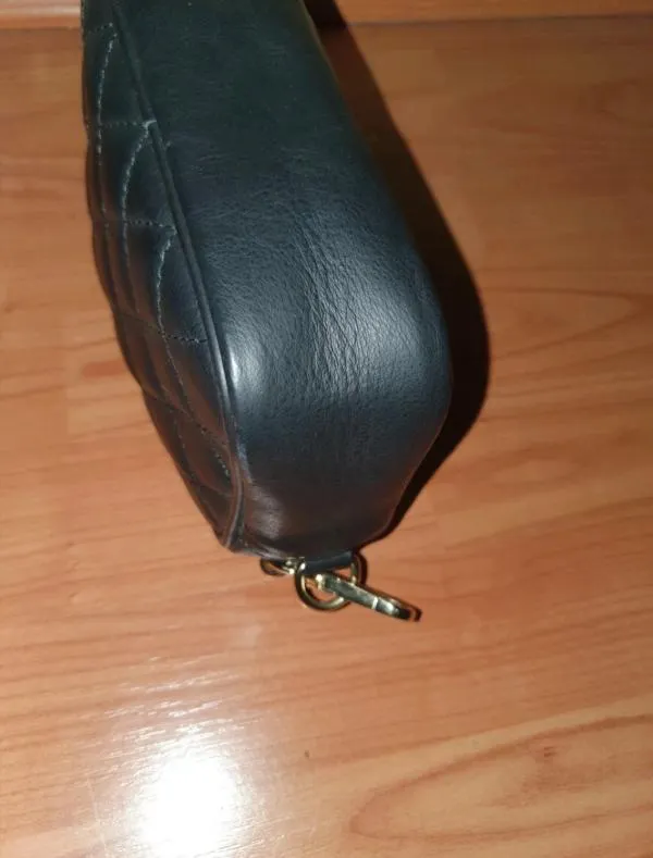 Geantă crossbody Designer local | Negru, Monocrom, Piele naturală - Image 7
