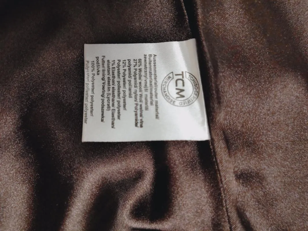 Blazer Highland Cottage EU 38 | Maro, Fără glugă, Carouri, Lână - Image 8
