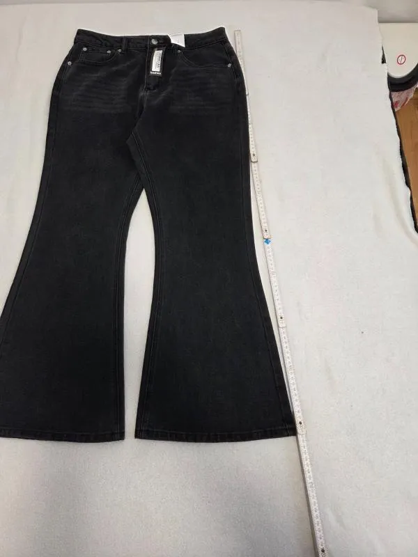 Blugi Boohoo EU 40 | Negru, Lungi, Talie înaltă, Bumbac - Image 7