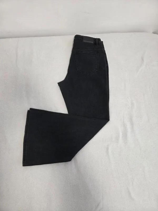 Blugi Boohoo EU 40 | Negru, Lungi, Talie înaltă, Bumbac - Image 8